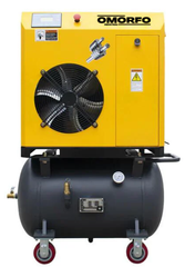 10 HP 230V/460V 3 Phase 115 PSI Tank Mounted, VSD Rotary Screw Compressor