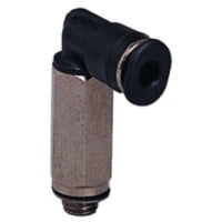 PLL 1/4-U10C | 1/4" TUBE X 10-32UNF THREAD - COMPACT EXTENDED MALE ELBOW