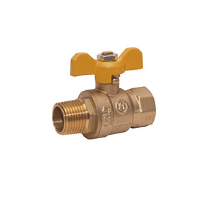 MBB-75TH | 3/4" MPT x FPT Brass Ball Valve w/T Handle 600 PSI CWP 150 WSP