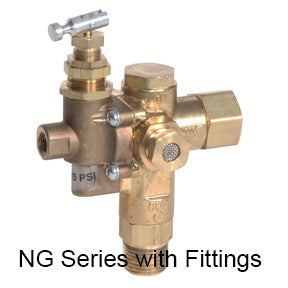 NG12-M95-115 | Unloader Valve 90D 5/8" Compression x 1/2" MPT 95-115