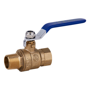 MBB-50 | 1/2" MPT x FPT Brass Ball Valve 600 PSI CWP 150 WSP