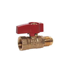 GBV-5050F | 1/2" FPT x 1/2" Flare LP/Natural Gas Ball Valve 600 PSI CWP 150 WSP