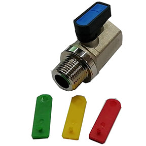 MVFP-50MHS | 1/2" M X F Inline Mini Valve w/ Handle Insert Set