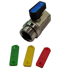 MVFP-50FHS | 1/2" F X F Inline Mini Valve w/ Handle Insert Set
