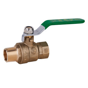 MBB-75NL | 3/4" MPT x FPT Lead Free Brass Ball Valve 600 PSI CWP 150 WSP