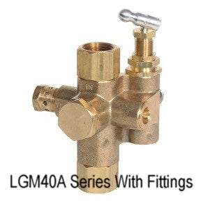 LGM40A-0601HS | Unloader Valve Mark IV 5/8" Compression x 1/2" MPT 145-175
