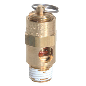 SRV25-230 |1/4" ASME Soft Seat Safety Valve 230 psi 198 SCFM