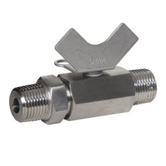 MSMM-38 | 3/8" MPT 316SS Ball Valve w/Locking Handle 1000 PSI CWP 150 WSP