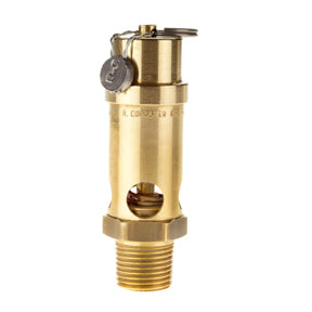 SRV530-75-165 |3/4" ASME Soft Seat Safety Valve 165 psi 657 SCFM