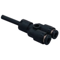 PYJ 1/4C | 1/4" STEM X TUBE - COMPACT PLUG-IN Y