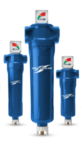 1" Coalescing Filter, 110 scfm, DP Gauge, Auto Drain, for EDR-C1 dryers, also for GRN dryers