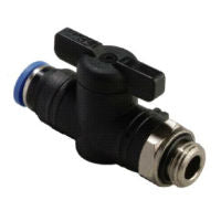 GBC 60-10-G04 | 10MM TUBE X 1/2" BSPP THREAD - BALL VALVE STRAIGHT