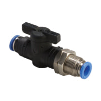 BM 20 1/4-1/4 | 1/4" TUBE - BALL VALVE BULKHEAD UNION