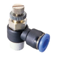 NSE 03M3C-I EPNI | 3MM TUBE X M3 THREAD - METER IN - COMPACT SPEED CONTROLLER ELBOW