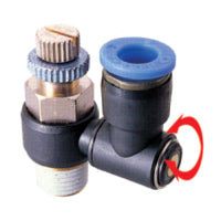 NSS 0401-I EPNI | 4MM TUBE X 1/8" BSPT THREAD - METER IN - SPEED CONTROLLER STRAIGHT