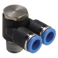 PA 1/2-N04U EPNI | 1/2" TUBE X 1/2" NPT THREAD - DUAL MALE BANJO
