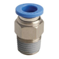PC 1/4-U10U EPNI | 1/4" TUBE X 10-32UNF THREAD - MALE STRAIGHT
