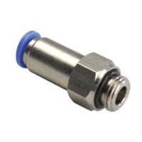 PCVC 06G02-O | 6MM TUBE X 1/4" BSPP THREAD - METER OUT - CHECK VALVE STRAIGHT