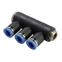 GPH 04G03(3) EPNI | 4MM TUBE X 3/8" BSPP THREAD - TRIPLE UNIVERSAL ELBOW