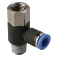 PHF 5/32-N01U EPNI | 5/32" TUBE X 1/8" NPT THREAD - FEMALE BANJO