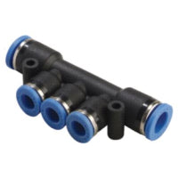 PKG 5/16-1/4 | 5/16" TUBE X 1/4" TUBE - REDUCER TRIPLE BRANCH