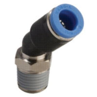PL45 1/2-01 EPNI | 1/2" TUBE X 1/8" BSPT THREAD - MALE 45 ELBOW