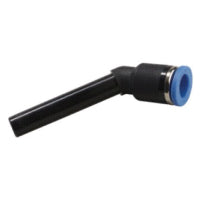 GPLLJ45 04 | 4MM STEM X TUBE - PLUG-IN EXTENDED 45 ELBOW