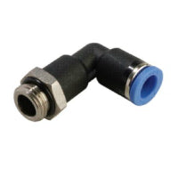 GPLLP 10G02 EPNI | 10MM TUBE X 1/4" BSPP THREAD - EXTENDED MALE ELBOW PLASTIC