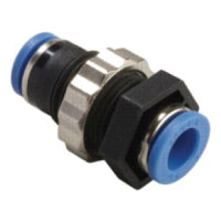 GPPM 04 | 4MM TUBE - BULKHEAD UNION PLASTIC