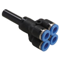 GPXJ 0604 | 6MM STEM X 4MM TUBE - PLUG-IN REDUCER DOUBLE Y