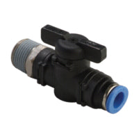 BC 20 1/4-N3/8 | 1/4" TUBE X 3/8" NPT THREAD - BALL VALVE STRAIGHT